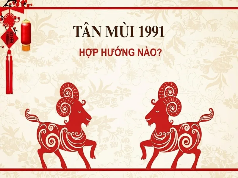 Tuổi Tân Mùi 1991 thuộc Tây tứ mệnh và có các hướng tốt cần tham khảo.