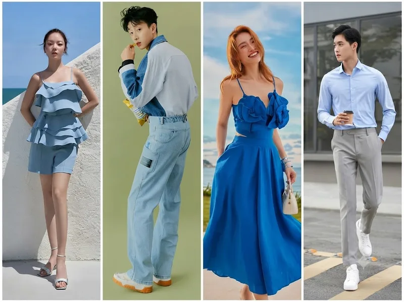 Xanh dương thuộc hành Thủy, được xem là màu tương sinh giúp cân bằng năng lượng cho người mệnh Mộc