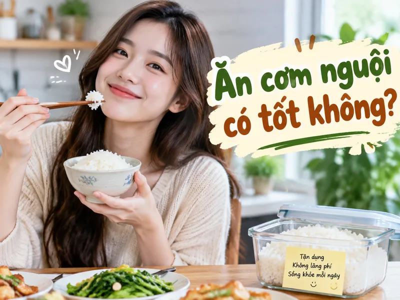 Tinh bột kháng trong cơm nguội có thể giúp quá trình hấp thu carbohydrate diễn ra chậm hơn.