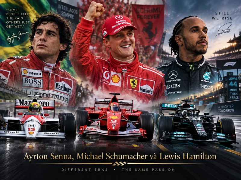 Những huyền thoại như Ayrton Senna, Michael Schumacher và Lewis Hamilton đã góp phần định hình lịch sử đua xe ô tô thế giới.