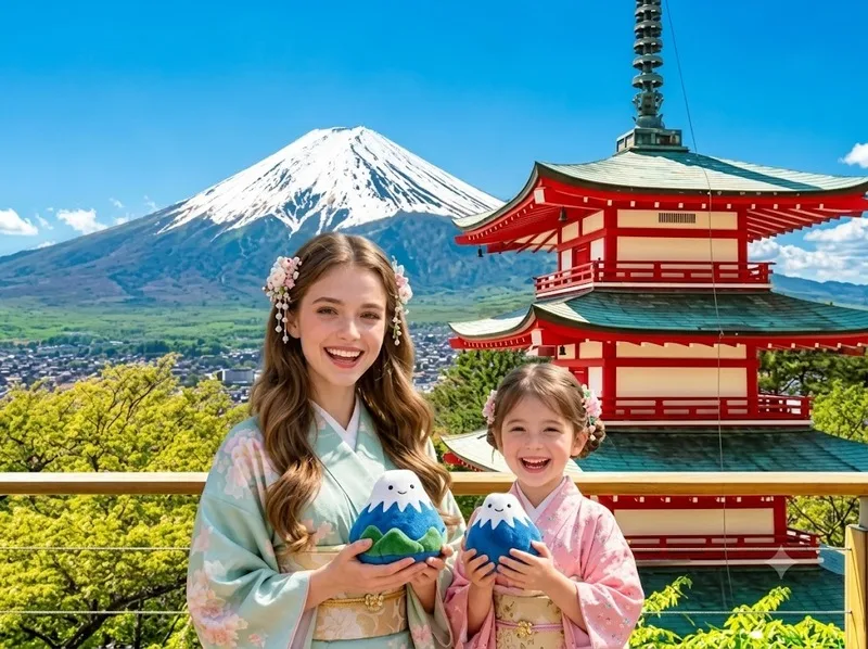 Du khách đến Phú Sĩ có thể ngắm cảnh, tham quan hồ nước, chùa cổ và trải nghiệm nhiều hoạt động giữa thiên nhiên đặc trưng của Nhật Bản.